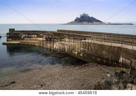 St Michael's Mount harbour Marazion táj