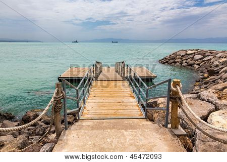 Dæk på Red Sea Shore
