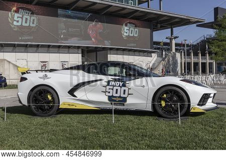 Indianapolis - Circa May 2022: Chevrolet Corvette Indianapolis 500 Pace Car. Chevy Is A Division Of 