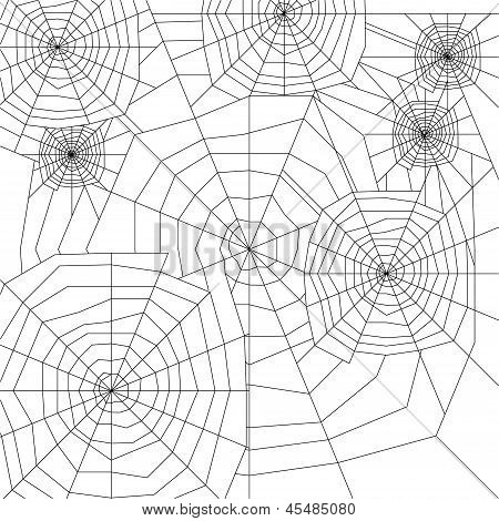 cobweb silhouette  vector