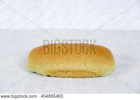 Green Pandan Long John Buns Bread With Copy Space For Text