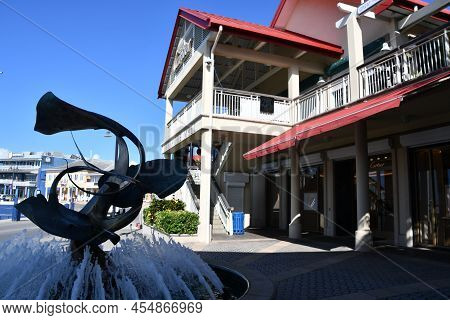 George Town, Cayman Islands - Feb 22: Kirk Freeport Bayshore Mall In George Town On Grand Cayman In 