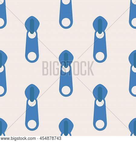 Vector Flat Hand Drawn Seamless Pattern With Pawl
