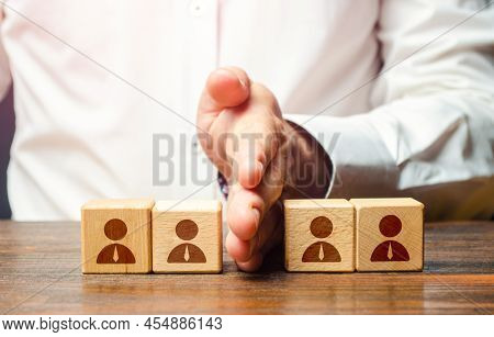 Team Disbandment. Separation Of Staff. Reorganization And Optimization Of The Business Structure. Fr
