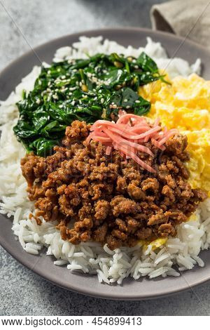 Homemade Japanese Sanshoku Don Chicken Rice Bowl
