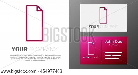 Logotype Line Grip Tape On A Skateboard Icon Isolated On White Background. Logo Design Template Elem