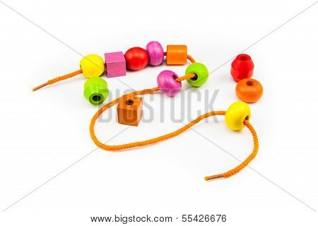 Colorful Wooden Beads Necklace