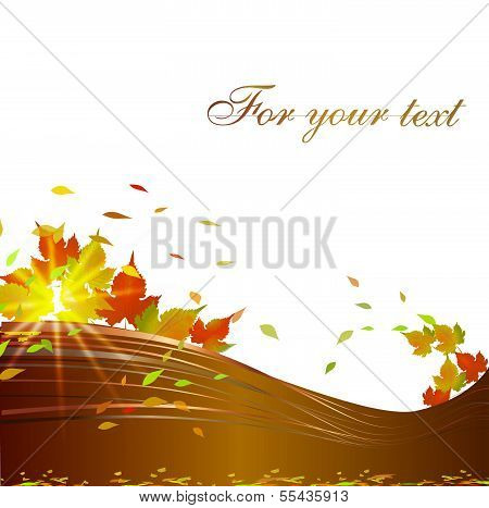 Abstract autumn's background