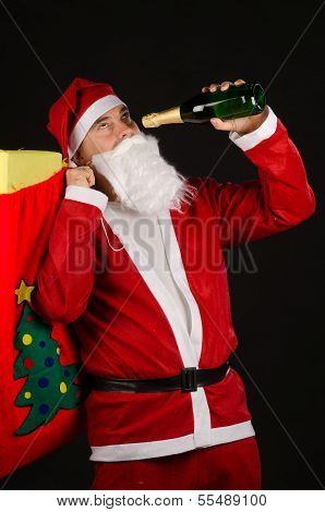Alcoholic Santa