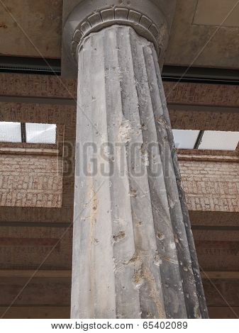 Bombed Column In Berlin