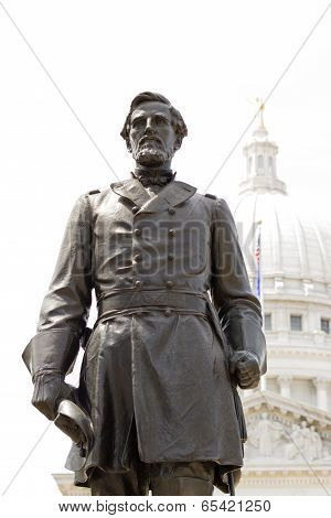 Statue Of Col Hans Christian Heg