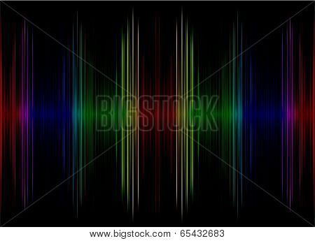 Abstract Multicolored Sound Equalizer As Background.