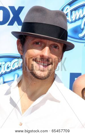 LOS ANGELES - MAY 21:  Jason Mraz at the American Idol Season 13 Finale at Nokia Theater at LA Live on May 21, 2014 in Los Angeles, CA