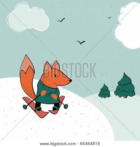 Fox Skiing