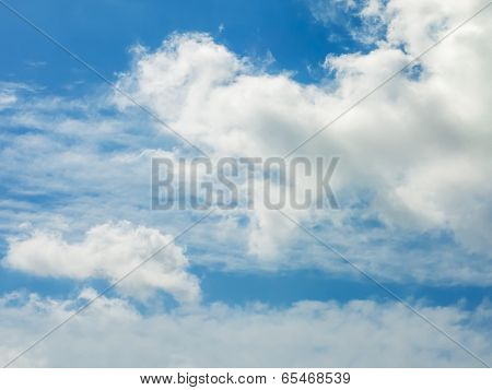 Clouds In The Blue Sky