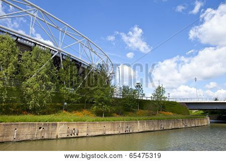 London Stadium And The River Lea
