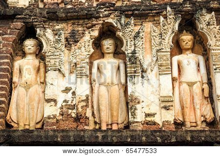 Acient pagoda in thai temple