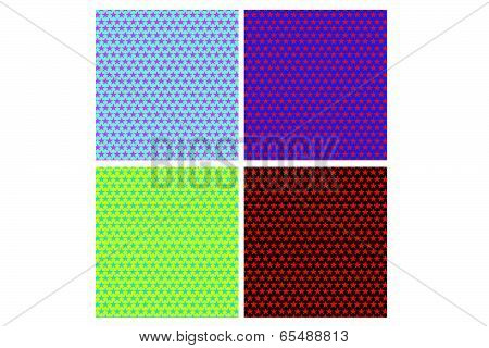 Star Seamless Pattern Background