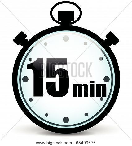 Fifteen Minutes Stopwatch