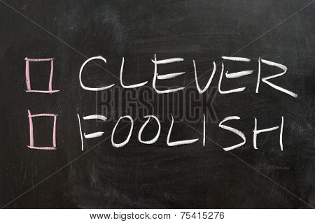 Clever Or Foolish