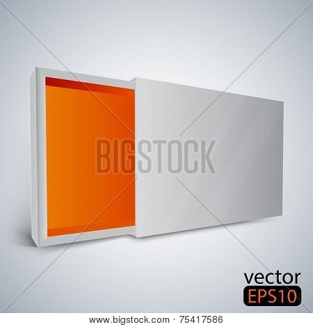 Opened White box