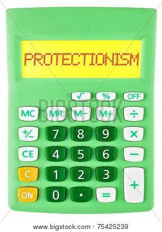 Calculator With Protectionism Isolated