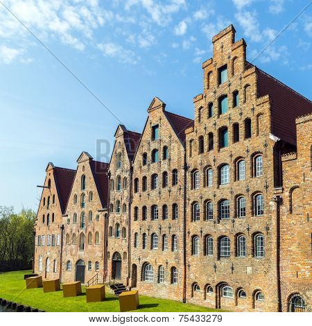 Salzspeicher (salt Storehouses) In Luebeck, Germany