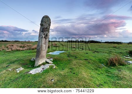 Standing Stone On Bodmin Moor