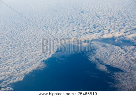 Above the clouds