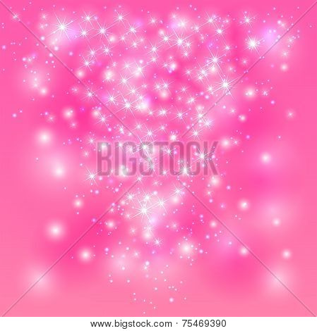 Pink Shining Background