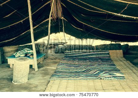 A Berber Tent In Matmata, Tunisia