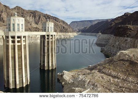 Colorado river at Hoover Dam