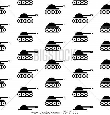 Panzer Symbol Seamless Pattern