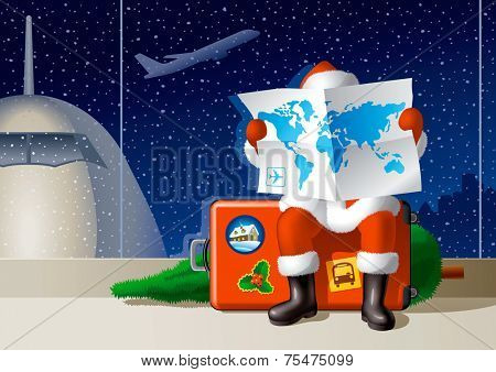 Santa's Christmas travel