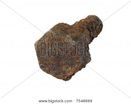 Rusty bout geïsoleerd