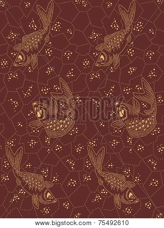 Japanese seamless pattern background