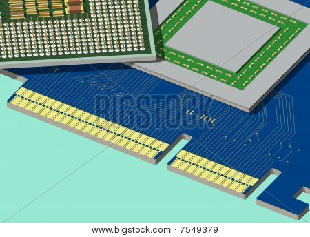 CPU und Gpu sind auf der Grafikkarte.