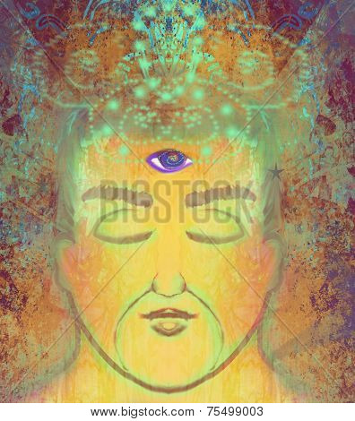 Man With Third Eye, Psychic Supernatural Senses