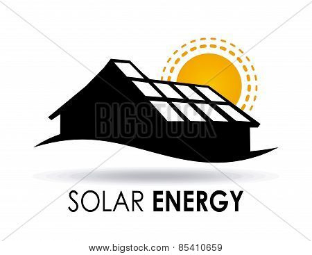 Energy design over white background vector illustration