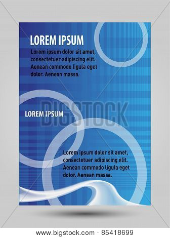 Flyer Designs template with circle
