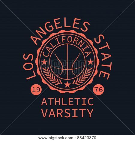 Athletic Varsity Stamp For Typography