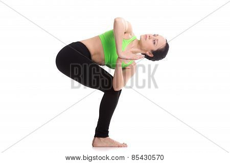 Revolved Chair Yoga Pose