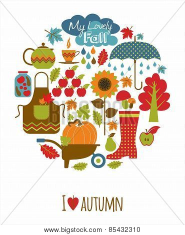 Autumn background.