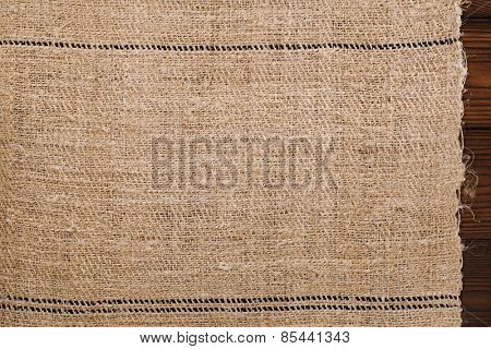 old grain sacking linen Completely hand made  handwoven and homespun backdrop