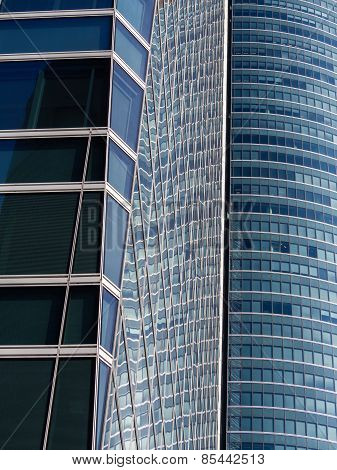 Reflections Between Skyscrapers