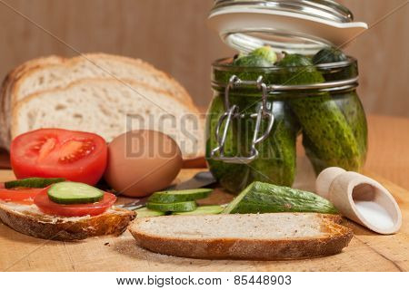 Homemade breakfast.