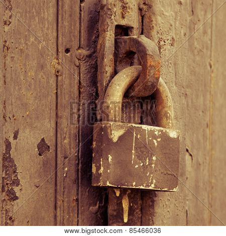 Old Rusty Doorlock