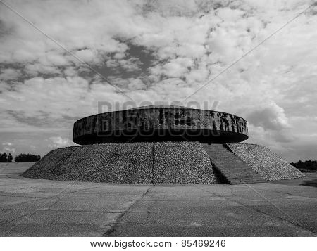 Mausoleum in Majdanek concentration camp