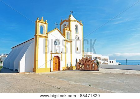 Church of Our Lady of the Light (Nossa Senhora da Luz) in Luz, Algarve, Portugal