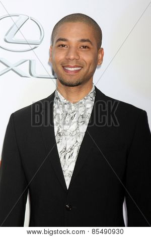 LOS ANGELES - FEB 6:  Jussie Smollett at the 46th NAACP Image Awards Arrivals at a Pasadena Convention Center on February 6, 2015 in Pasadena, CA